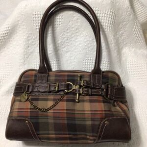 Chaps Plaid Shoulder/Handbag